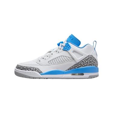 Imagem de Tênis masculino Jordan Spizike Low (FQ1759-141, branco/cinza lobo/antracite/azul universitário), Branco/cinza lobo/antracite/azul universitário, 11.5