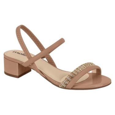 Imagem de Sandália Salto Bloco Moleca Feminina com Elástico