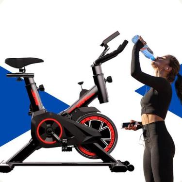 Imagem de Bicicleta Ergométrica Fitness Spinning Treino em casa  Silenciosa  Pro