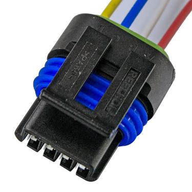 Imagem de Chicote Sensor Map Atuador Marcha Lenta Temperatura Ar Condicionado Válvula Iac 4 Vias Fêmeas - Rainha das Sete - ETE5104