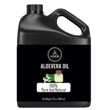 Imagem de Óleo de Aloe Vera Naturevibe Botanicals 946 ml 100% puro e natural
