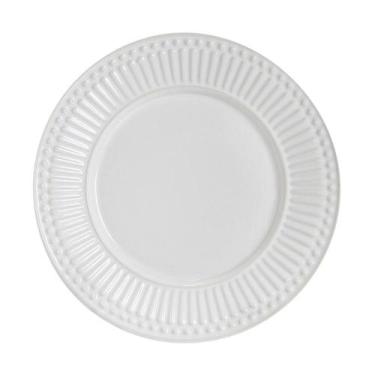 Imagem de Prato para Sobremesa Roma Branco 20cm - Porto Brasil