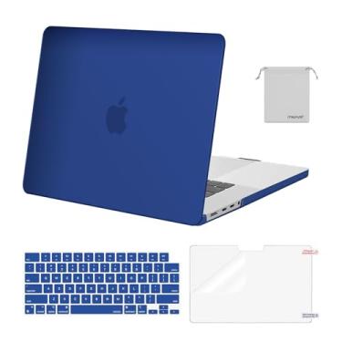 Imagem de MOSISO Compatível com MacBook Pro de 16 polegadas 2025 2024 2023 2022 2021 M4 M3 M2 M1 A3403 A3186 A2991 A2780 A2485 Pro Max, capa rígida de plástico, capa de teclado, película de tela e bolsa de