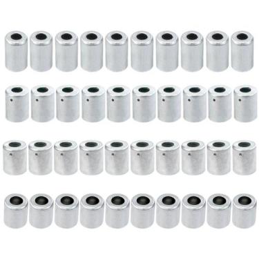 Imagem de Kit 40 Canecas Clip Alumínio Mangueira Ar Cond 6 8 10 12mm - LETÍCIA A