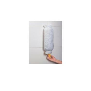 Imagem de Puxa Porta Saco Cozinha Organização Sacola Renda Branca ( 7782 ) - Gen