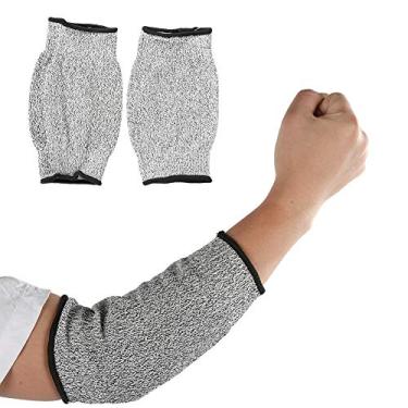 Imagem de Yctze 1 par HPPE Corte Protetores de Braços de Segurança Resistentes - Anti Abrasão Luvas de Manga Longa para Jardinagem, Proteção Humana (L = 20cm)