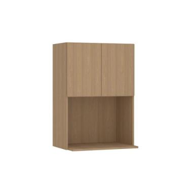 Imagem de Armário Aéreo para Micro-ondas 60cm 2 Portas Slim Luciane Móveis, Frei