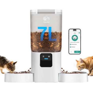 Imagem de Alimentador automático para gatos Frienhund 7L com alimentação lenta p