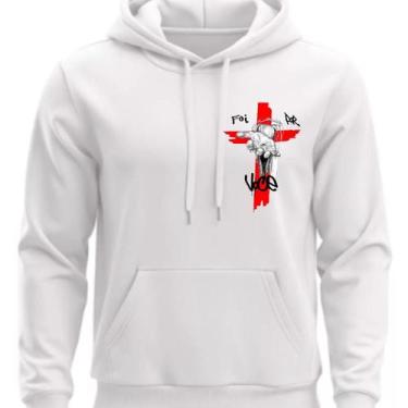 Imagem de Moletom Personalizado Foi Por Voçe Tecido Premium - Hs, Branco, G