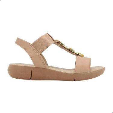 Imagem de Sandália Feminina Modare Napa Floather Nature Elástico Meer Nude