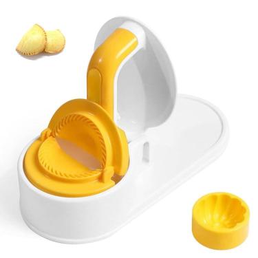 Imagem de Maquina de Pastel Ravioli Molde Bolinho Gyoza Massa Preparo Cozinha Restaurante Lanchonete Casa Lanche Refeiçao