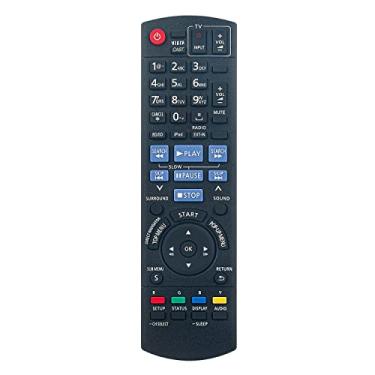 Imagem de ALLIMITY Controle remoto N2QAKB000072 adequado para sistema de home theater Panasonic Blu-Ray SA-BT303, SA-BTX70, SC-BT303, SC-BT203, SA-BT300, SC-BT30, SC-BT200, SA-BT200, SA-BT203