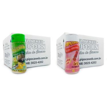 Imagem de Temperos Para Pipoca Cx 12 Un - Parmesão/Alho E Sal/Himalaia - Flavore