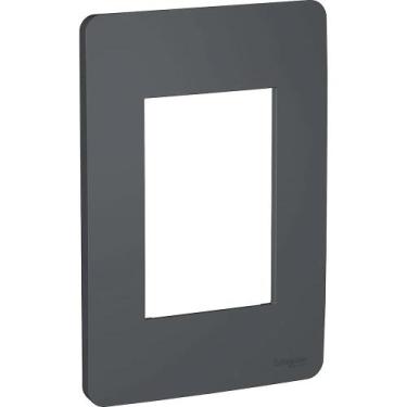 Imagem de Placa 4X2 3P Stellar Black Orion S730103294 Schneider
