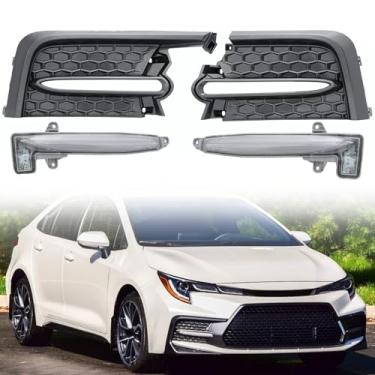 Imagem de munirater Substituição de 1 par de faróis de neblina LH e RH para Corolla SE XSE 2020-2022 lado do motorista e passageiro TO2562105, TO2563105