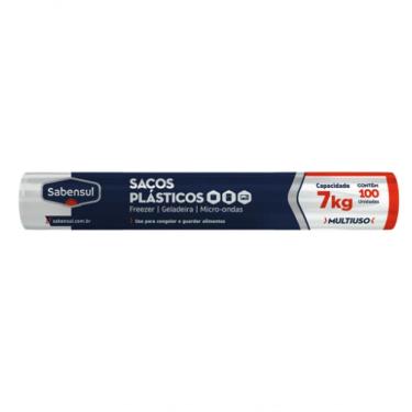Imagem de Sacos Plásticos Para Freezer - 100Uni 7Kg