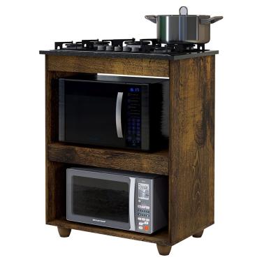 Imagem de Balcão Para Cooktop 5 Bocas Turim Cor:ypê