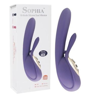Imagem de Vibrador Estimulador Ponto G Com Usb Magnético - Erotic Point - Roxo