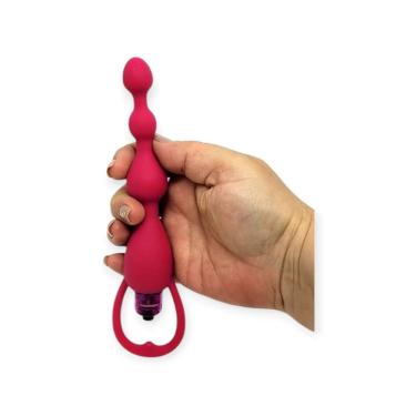 Imagem de Plug Em Silicone Com Vibração Teardrops Delight - Nanma - Pink