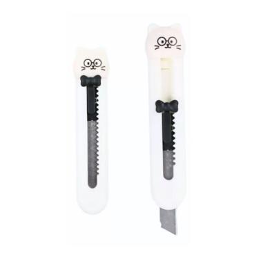 Imagem de Mini Estilete Para Encomenda Gato Uniso Branco