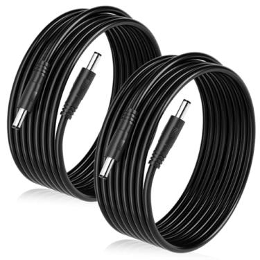 Imagem de SCOVEE Cabo De Extensão Alimentação Macho Para Cc 12 V, Conector 5,5 Mm X 2,1 Mm, Adaptador Plugue Barril 5 9 24 Fio Extensor Câmera Segurança, Fita Led 90 Cm