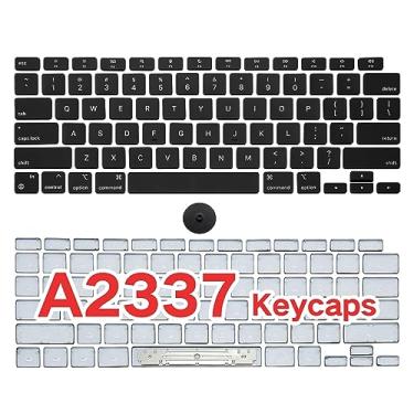 Imagem de WARWOLFTEAM Conjunto Completo De Teclas Substituição Para Macbook Air 13" A2337 M1 2020 2021 Emc 3598 Keycaps Com Ferramenta Remoção (Teclas A2337)