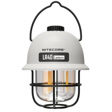 Imagem de Nitecore Lanterna De Acampamento Recarregável Lr40 Multifuncional Alumínio, 100 Lúmens, Com Cabo Carregamento Usb C Eco-Sensa - Branco