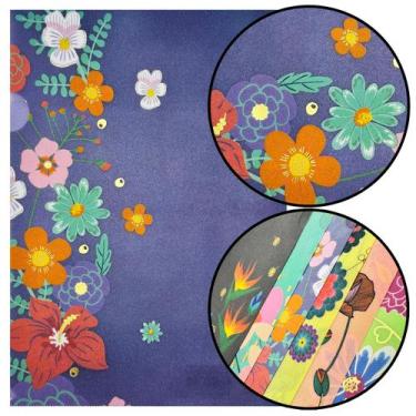 Imagem de Pasta L Transparente Vertical A4 33x24cm Floral Escritório - Molin, 2