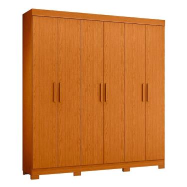 Imagem de Guarda Roupa Casal Amarok 6 Portas Premium Albatroz MDP 2 Gavetas