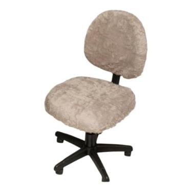 Imagem de Capa para Cadeira executiva sem braço estética Escritório pelúcia Pelo Curto (CORTIÇA)
