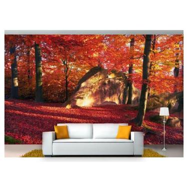 Imagem de Papel De Parede Floresta Natureza Árvores 3D 3M² Xna170 - Você Decora