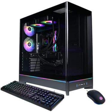 Imagem de CyberPowerPC Gamer Supreme Gaming PC, AMD Ryzen 7 9700X 3,8GHz, Radeon RX 9060 XT 16GB, 32GB DDR5, SSD PCIe 4.0 de 2TB, Pronto para WiFi e Windows 11 Home (SLC9900A)