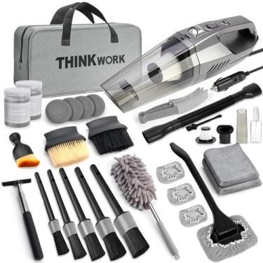 Imagem de Kit de limpeza de carro THINKWORK Car Vacuum High Power 8000Pa