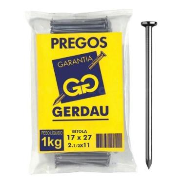 Imagem de Prego 17x27 1kg - gerdau