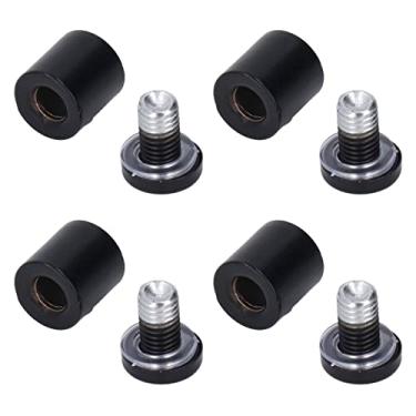 Imagem de Ymiko Parafusos de Impasse, Parafusos de Standing de Aço Inoxidável de Aço Inoxidável 12 Conjuntos de 12 Conjuntos de Pregos de Vidro Espelho de Vidro Montagens de Ferramentas