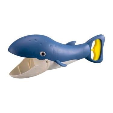 Imagem de simhoa Brinquedo de praia infantil, conjunto de brinquedos de areia para crianças, ferramenta de garra, brinquedo de escavação de areia para presente de, Azul Escuro