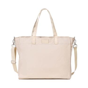 Imagem de Bolsa Tote Daily Clear Gocase - Leve, Moderna e Minimalista, Off white