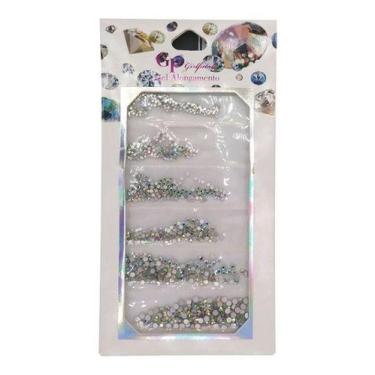 Imagem de Cristais Para Decoração De Unhas Pedrinhas D& 4,5.6.8 Ofer - Mr Vendas
