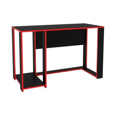 Imagem de Mesa Computador Gamer Singapura Preto/vermelho - Politorno