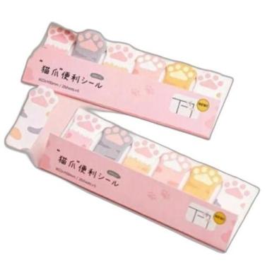 Imagem de Post It Blocos De Notas Adesivas De Patinha 120 Folhas - Paper Pink