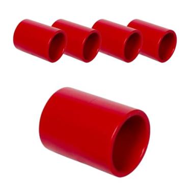 Imagem de Luva De Ligação Conduite Eletroduto 3/4 Encaixe Kit 5 Peças (Vermelho)