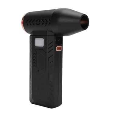Imagem de Asixxsix Espanador de ar elétrico, 5 velocidades 8000mAh Bateria recarregável Espanador de ar comprimido, Mini soprador de ar para carros, PC, teclado, casa, exterior (Preto)