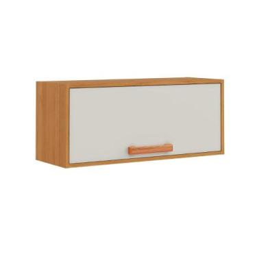 Imagem de Armario itatiaia napoles 1pt basc 80cm - ITATIAIA MOVEIS, Cinamomo/Off