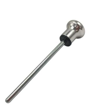 Imagem de Pino Trava Prata em Alumínio Encaixe Universal para Estação de Musculação