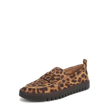 Imagem de Vionic Mocassim feminino Uptown, Couro de camurça leopardo caramelo, 39
