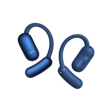 Imagem de soundcore AeroFit 2 da Anker, Fone De Ouvido Bluetooth 5.4 Open-Ear, Tradução em Tempo Real, 4 Posições Ajustáveis, Graves 2x Potentes Hi-Res, IA Chamadas, 42H, Carregamento Sem Fio, IP55, Azul Escuro
