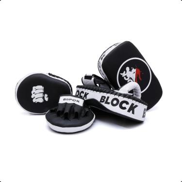 Imagem de Kit Aparador De Chute E Manopla De Foco Muay Thai Profissional Pra Treino-Unissex