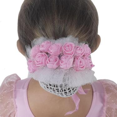 Imagem de Arranjo de Cabelo Vya Fit Coque Flores Infantil-Unissex