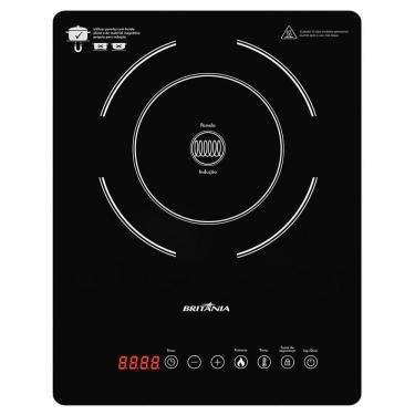 Imagem de Cooktop De Indução Britânia Portátil 1 Queimador BCT14P Bivolt