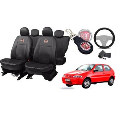 Imagem de Jogo de Capas de Couro para Palio 2004 - Couro Impermeável + Chaveiro 